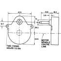 McLennan Servo Supplies Ovoid Gearbox, 250:1 Gear Ratio, 0.8 Nm Maximum Torque, 20 rpm Maximum Speed P5-G27L82