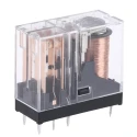 Omron Power Relay DPDT PCB Mount 24V DC Coil, 5A Switching Current G2R-2 DC24