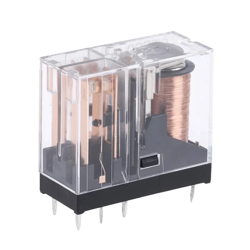 Omron Power Relay DPDT PCB Mount 24V DC Coil, 5A Switching Current G2R-2 DC24