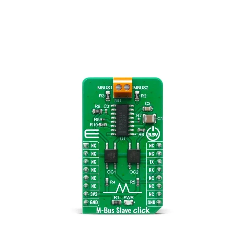 MikroElektronika M-Bus Slave Click Adapter Board for TSS721A with UART Interface 3.3V MIKROE-4137