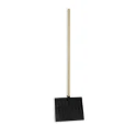 RS PRO Snow Shovel with Plastic Blade Width 425 mm, Wooden Handle, Black 216-7840