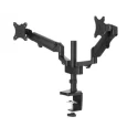 Hama Monitor Arm with Extension Arm, Supports 2 Displays up to 81cm Screen Size, Maximum Load 12kg, VESA 75x75 or 118498
