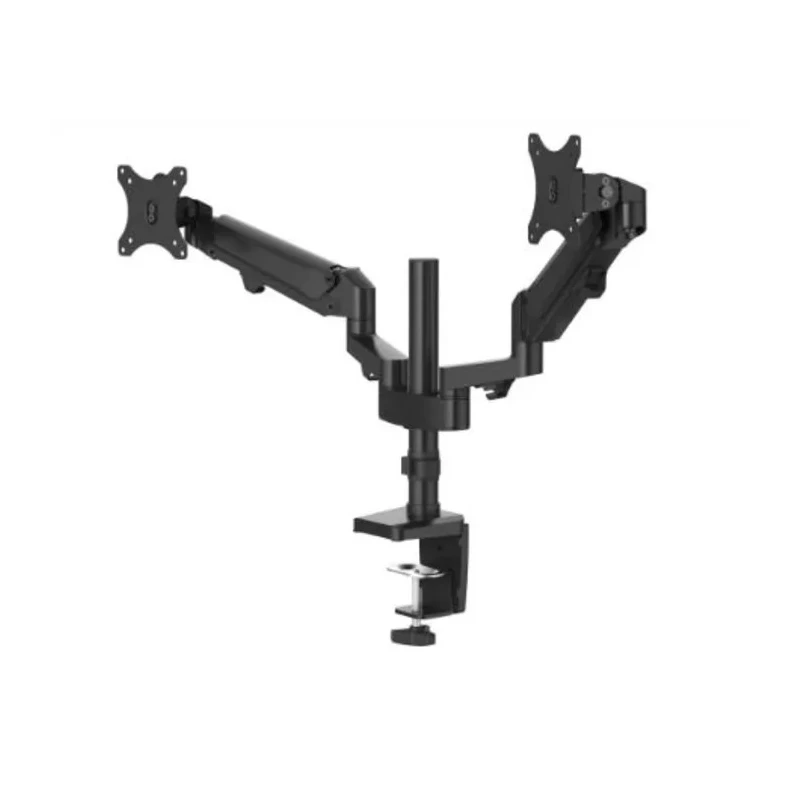 Hama Monitor Arm with Extension Arm, Supports 2 Displays up to 81cm Screen Size, Maximum Load 12kg, VESA 75x75 or 118498