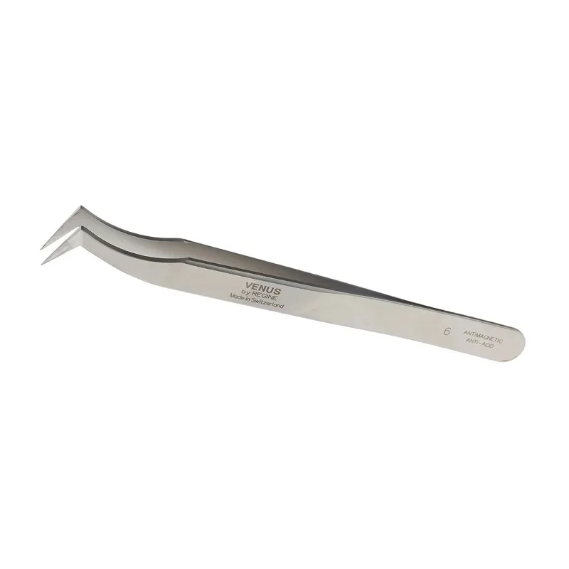 RS PRO Stainless Steel 115mm Hook Tweezer 238-6205