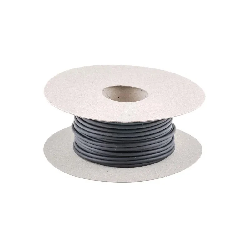 RS PRO Heat Shrink Tubing, Black 2.4 mm Sleeve Diameter x 25 m Length, 2:1 Shrink Ratio 389-634