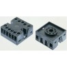 Tempatron 11 Way 250V DIN Rail Relay Socket for 11 Pin Timer, 11 Pin Relay, Octal Timer CDSR11