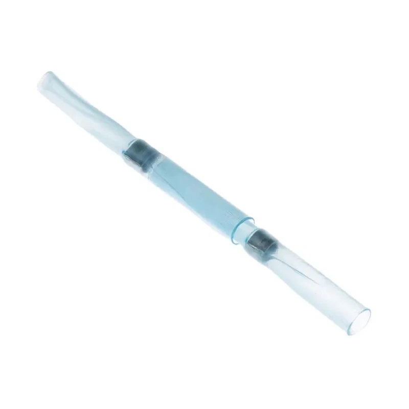 TE Connectivity Blue Polyolefin Solder Sleeve 18.54mm Length 0.76-1.52mm Cable Diameter D-110-28