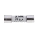 RS PRO 5A FF Ceramic Cartridge Fuse 5 x 20 mm, 250V AC, Super Fast Acting, Ceramic Body 420-117