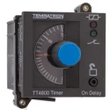 Tempatron TT4801 Series DIN Rail, Panel Mount Timer Relay 230V AC 6 s to 6 h ON Delay DPDT Switch TT4801