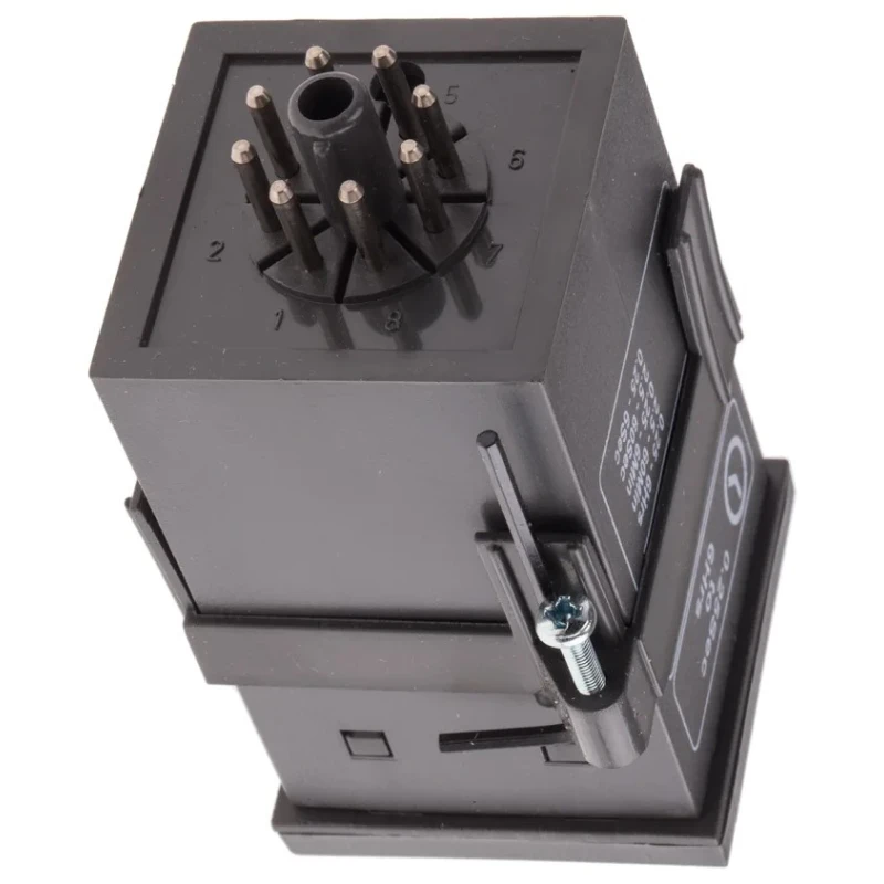 Tempatron TT4801 Series DIN Rail, Panel Mount Timer Relay 230V AC 6 s to 6 h ON Delay DPDT Switch TT4801