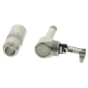 Switchcraft 6.35 mm 2 Way Mono Cable Jack Connector Male Right Angle Nickel Plated Metal Housing 500V 226