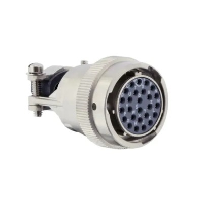 Souriau Sunbank by Eaton Ferrous Alloy Straight 26 Way Cable Connector Female Silver 600V 13A Shell Size 16 85106E1626P50