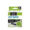 Dymo White on Black Label Printer Tape 12 mm Width 7 m Length S0720610