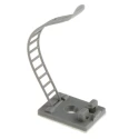 RS PRO Grey Nylon Self-Adhesive Adjustable Cable Clip 17 mm Max Bundle 25 mm x 18 mm x 70 mm 404-455