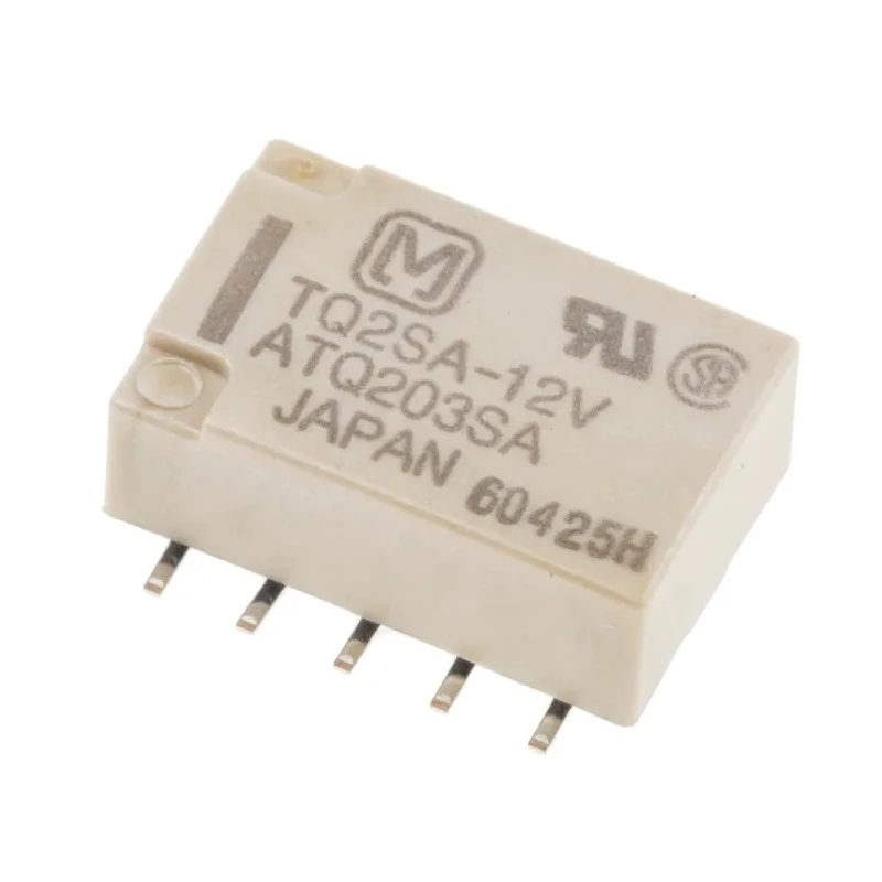 Panasonic Surface Signal Relay 12V dc Coil, 1A Switching Current, SPDT Contact Configuration TQ2SA-12V