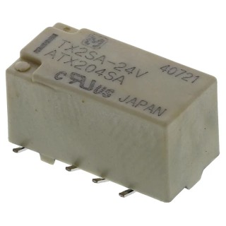 Panasonic Surface Mount Signal Relay 24V DC Coil 2A DPDT Gold Plated Contacts TX2SA-24V