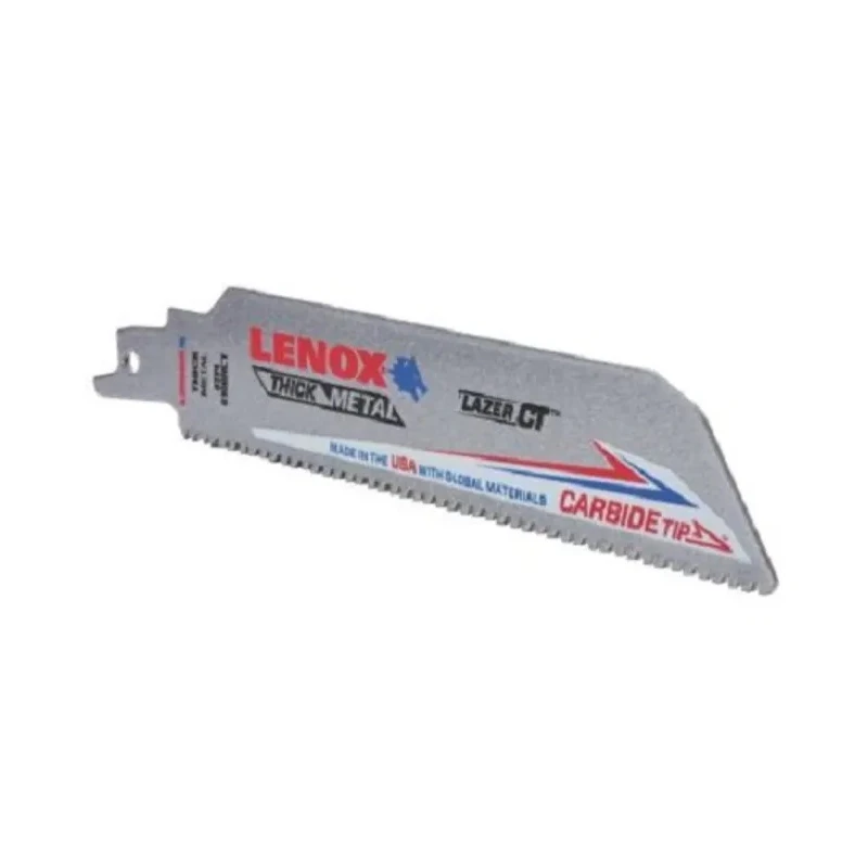 Lenox Bi-Metal Saw Blade 152 mm Length 25 mm Width 1.3 mm Thickness 8 Teeth Per Inch 2014220