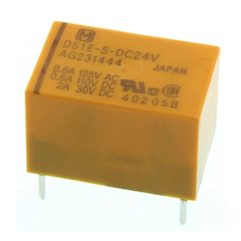 Panasonic PCB Signal Relay, 24V dc Coil, 3A Switching Current, SPST Contact Configuration DS1E-S-DC24V