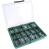 RS PRO Steel 1230 Piece Pozidriv Drive Galvanised Self-Tapping Screw Bolt Kit 393-163