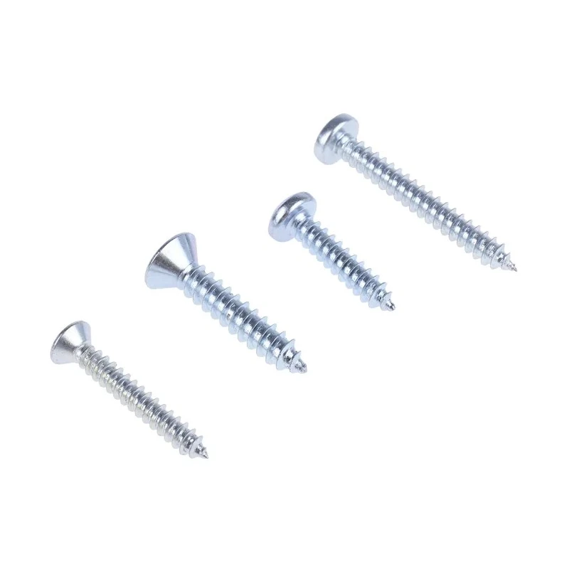 RS PRO Steel 1230 Piece Pozidriv Drive Galvanised Self-Tapping Screw Bolt Kit 393-163