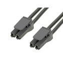 Molex Wire to Board Cable 2 Way Female Super Sabre Connector, Nylon Jacket, 300mm, 600V 216010-1022