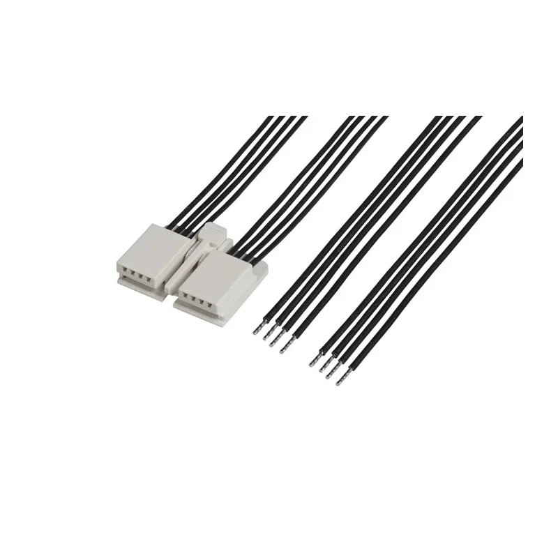 Molex Wire to Board Cable Edgelock Female to Unterminated, Black Nylon Jacket, 300 mm Length 125V 216331-1023