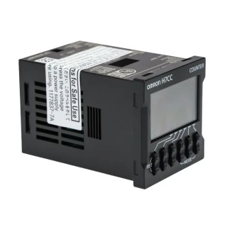 Omron Digital Counter 6 Digit LCD Backlit Flush Mount 24V AC 60Hz H7CC
