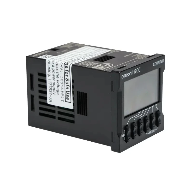 Omron Digital Counter 6 Digit LCD Backlit Flush Mount 24V AC 60Hz H7CC