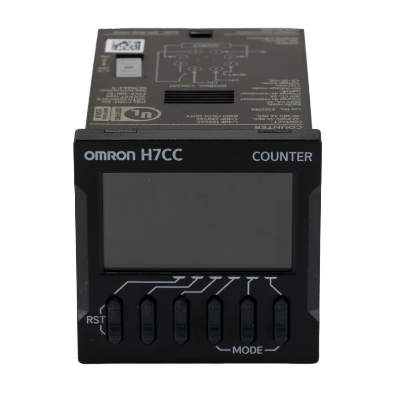 Omron Digital Counter 6 Digit LCD Display 60 Hz 240V ac H7CC
