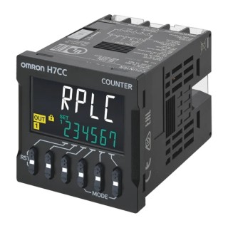 Omron Digital Counter 6 Digit LCD Display 240V AC 60Hz Flush Mount H7CC-AWS