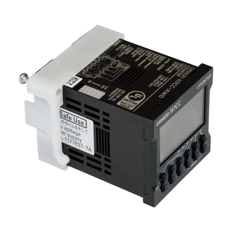 Omron Digital Counter, 6 Digit LCD Display, Screw Connection, 24V AC, 60 Hz, Flush Mount H7CC-AWD