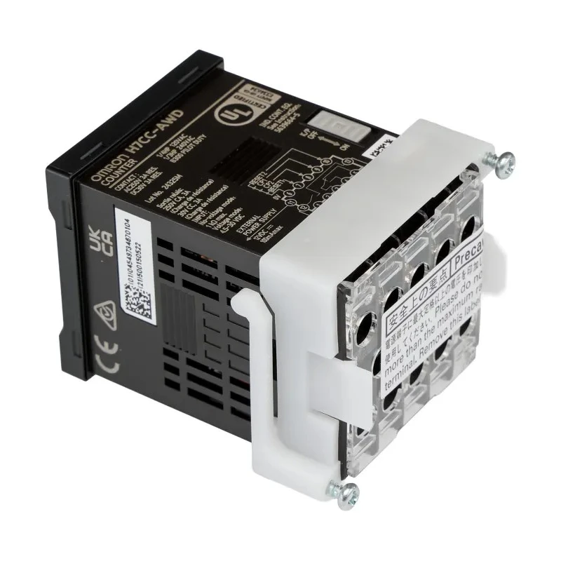 Omron Digital Counter, 6 Digit LCD Display, Screw Connection, 24V AC, 60 Hz, Flush Mount H7CC-AWD