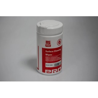 RS PRO Wet Multi-Purpose Surface Cleaning Wipes Dispenser Box 130 x 165 mm, 100 Per Pack 217-3914