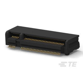 TE Connectivity M.2 NGFF Series Right Angle Edge Connector, PCB Mount, 67 Contacts, 0.5 mm Pitch, 2 Row 2199230-5