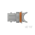 TE Connectivity LEAVYSEAL Fibreglass Reinforced Polybutylene Terephthalate Male 62 Way Housing for Male Terminals 2-1718324-1