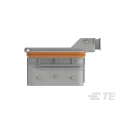 TE Connectivity LEAVYSEAL Fibreglass Reinforced Polybutylene Terephthalate Male 62 Way Housing for Male Terminals 2-1718324-1