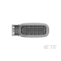 TE Connectivity LEAVYSEAL Fibreglass Reinforced Polybutylene Terephthalate Male 62 Way Housing for Male Terminals 2-1718324-1