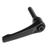 RS PRO Clamping Lever, M12 Thread Size x 63 mm Thread Length, Die Cast Zinc Handle, Steel Shaft, Black 478-135
