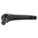 RS PRO Clamping Lever, M12 Thread Size x 63 mm Thread Length, Die Cast Zinc Handle, Steel Shaft, Black 478-135