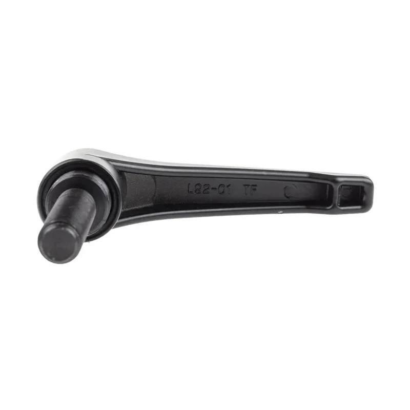RS PRO Clamping Lever, M12 Thread Size x 63 mm Thread Length, Die Cast Zinc Handle, Steel Shaft, Black 478-135