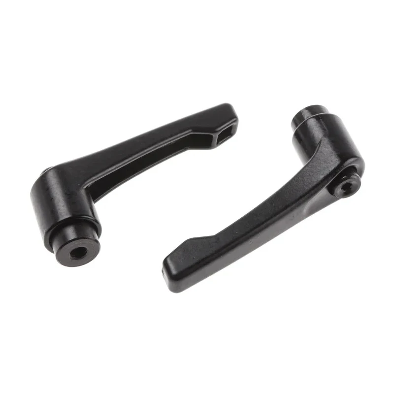 RS PRO Steel Clamping Lever M6 x 10 mm Black Die Cast Zinc Handle Steel Insert 478-539