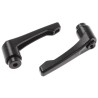 RS PRO Steel Clamping Lever M6 x 10 mm Black Die Cast Zinc Handle Steel Insert 478-539