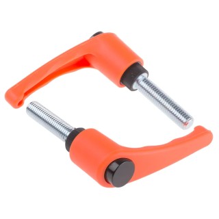 RS PRO Clamping Lever, M12 x 50 mm Thread, Thermoplastic Handle, Steel Shaft 478-719