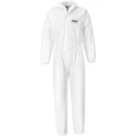 Portwest White Anti-Static Polypropylene Coverall with Flap Closure ST40WHRXL
