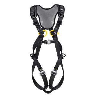Petzl Safety Harness 100 kg Max Capacity Size 1, Polyester/Steel/Aluminium, Yellow Black C073CA01