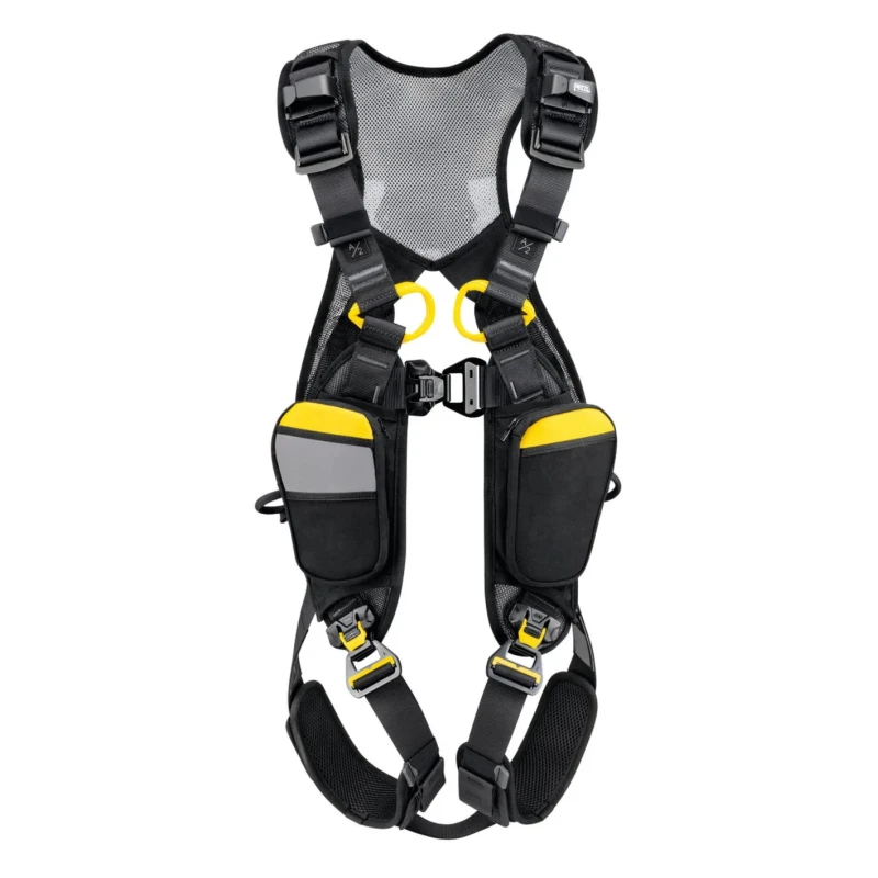 Petzl Safety Harness with Aluminium, Polyester, Nylon, Steel Materials 140 kg Max Capacity C073FA00