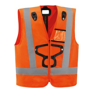 Petzl Safety Harness, Harness Size 1, Weight Capacity 380 kg, Orange Color, EN 813:2008, EN 361:2002, Model C073HA00