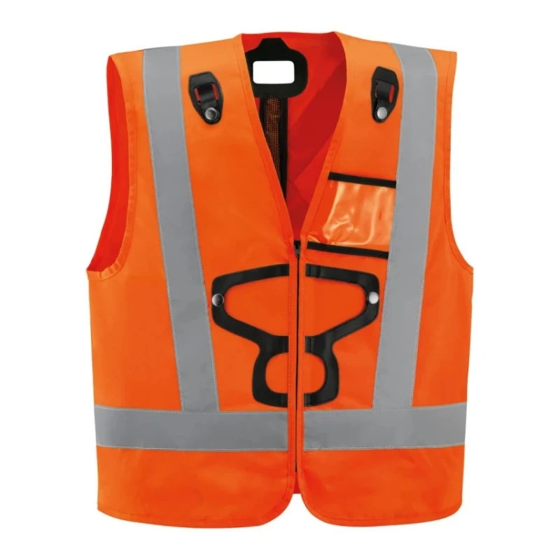 Petzl Safety Harness, Harness Size 1, Weight Capacity 380 kg, Orange Color, EN 813:2008, EN 361:2002, Model C073HA00