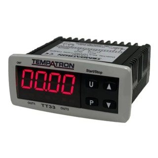 Tempatron Series Panel Timer Relay, 2-Contact, 24 V dc/24 V ac, 0.01 to 99.99 s Interval Multifunction Timer, SPST TT33