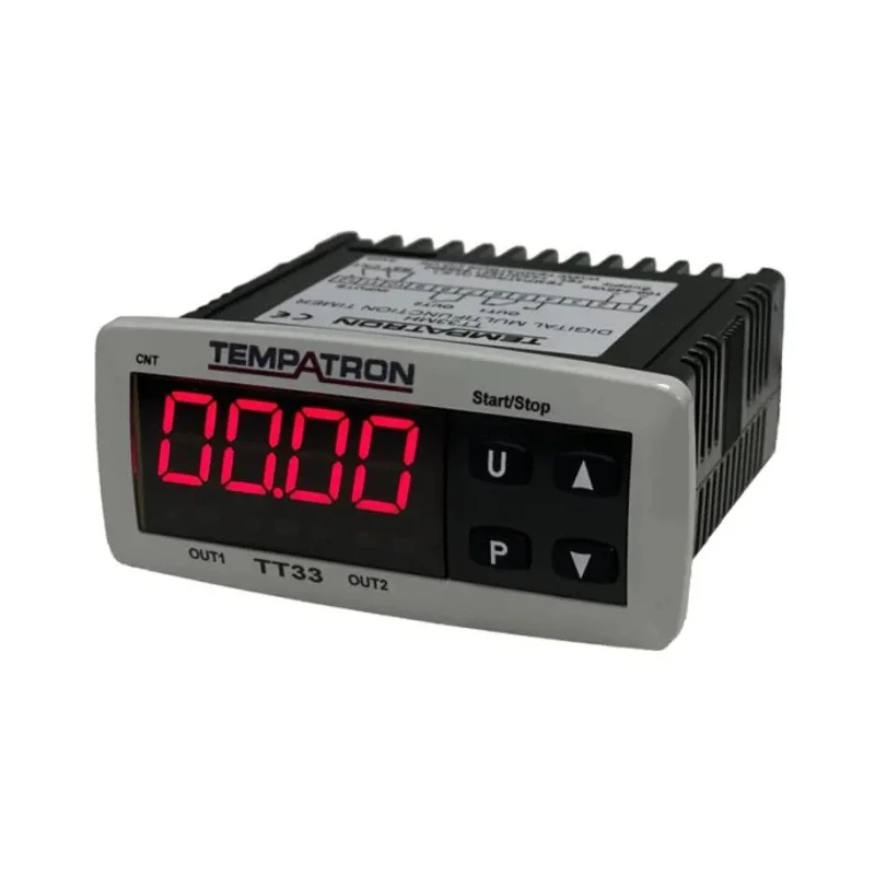 Tempatron Series Panel Timer Relay, 2-Contact, 24 V dc/24 V ac, 0.01 to 99.99 s Interval Multifunction Timer, SPST TT33
